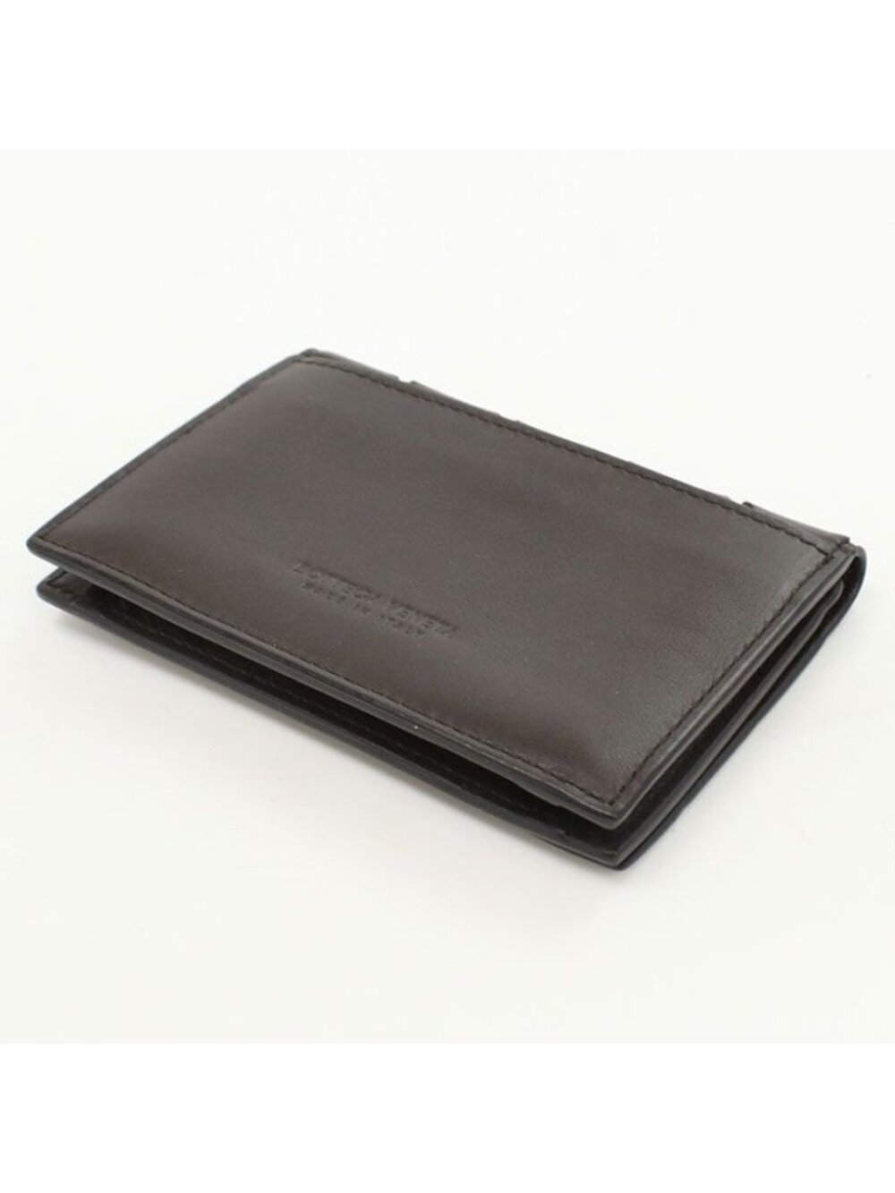 Bottega Veneta Business Card Case Intrecciato Holder Leather - Picture 2 of 6